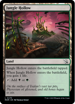 Jungle Hollow single card from Magic the Gathering