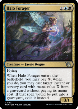 Halo Forager single card from Magic the Gathering