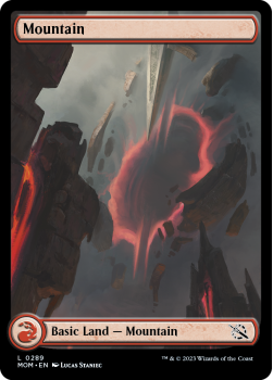 Mountain (FOIL) single card from Magic the Gathering