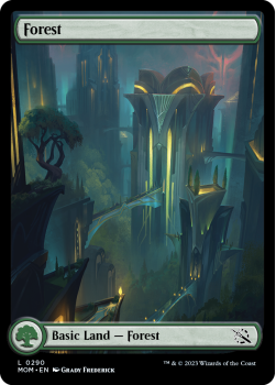 Forest (FOIL) single card from Magic the Gathering