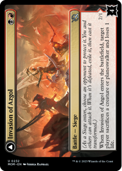 Invasion of Azgol // Ashen Reaper single card from Magic the Gathering