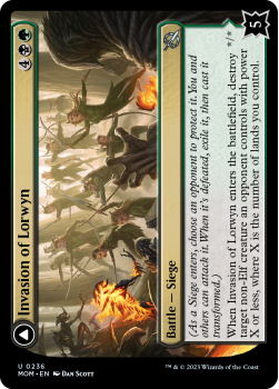 Invasion of Lorwyn // Winnowing Forces single card from Magic the Gathering