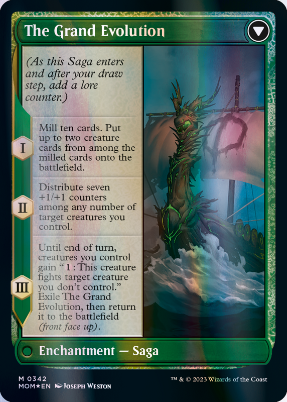 mtg march of the machines serialized cards Elesh Norn (Serialized) March of the Machine (MOM) #338