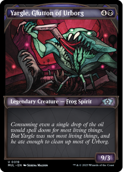 Yargle, Glutton of Urborg (SHOWCASE) single card from Magic the Gathering