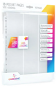Gamegenic Sideloading 18-Pocket Pages 10 pcs pack White