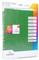 Gamegenic Sideloading 18-Pocket Pages 10 pcs pack Green