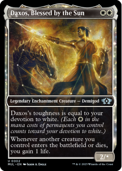 Daxos, Blessed by the Sun (SHOWCASE) single card from Magic the Gathering