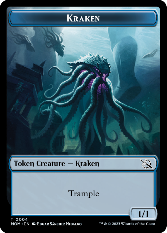 Kraken Token : 0004 MARCH OF THE MACHINE - Magic the Gathering Single Card Kraken Token : 0004 MARCH OF THE MACHINE - Magic the Gathering Single Card