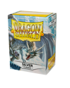 Dragon Shield (Standard size) (100) Protective Sleeves - Silver