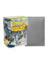 Dragon Shield (Standard size) (100) Protective Sleeves - Silver - Image 2