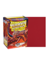 Dragon Shield (Standard size) (100) Protective Sleeves - Matte Red - Image 3