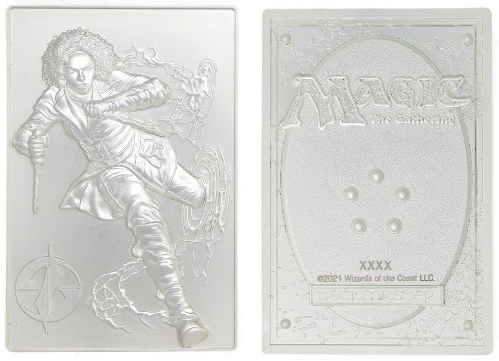 Magic the Gathering: Limited Edition .999 Silver Plated Metal Collectible - Kaya Ghost Assassin Magic the Gathering: Limited Edition .999 Silver Plated Metal Collectible - Kaya Ghost Assassin