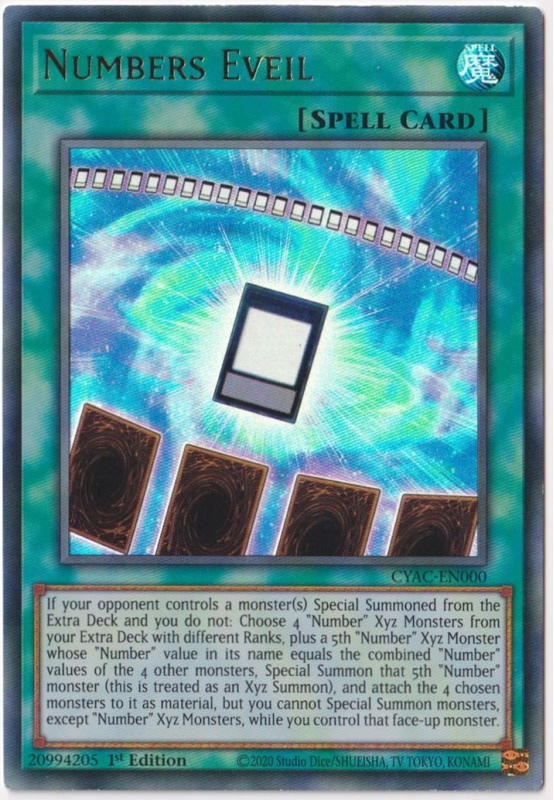 Numbers Eveil (Ultra Rare) : CYAC-EN000 - Yu-Gi-Oh! Single Card