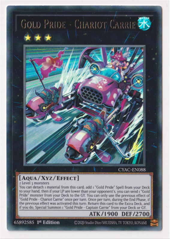 Gold Pride CYAC-EN086 – Secret Rare – 1a edizione Gold Pride CYAC-EN086 – Secret Rare – 1a edizione