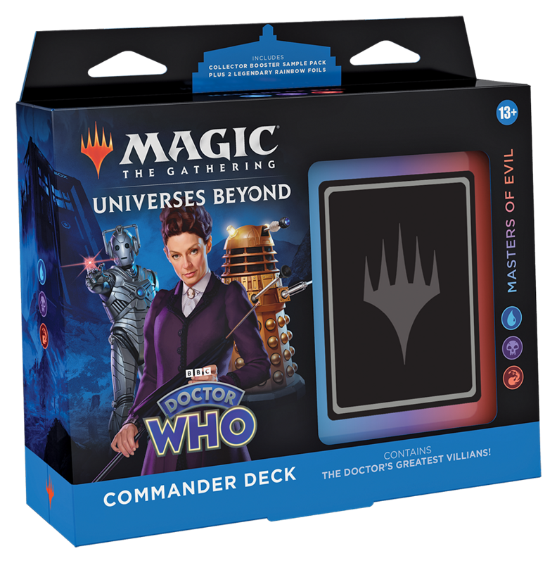Magic the Gathering: Doctor Who Commander Deck Masters of Evil Magic the Gathering: Doctor Who Commander Deck Masters of Evil