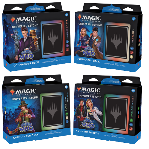 Magic the Gathering: Doctor Who Commander Deck Set of 4