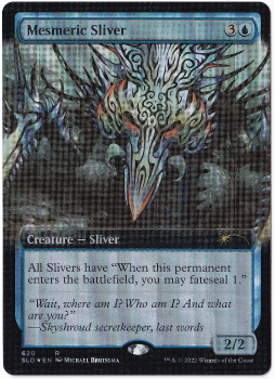Mesmeric Sliver (FOIL) single card from Magic the Gathering