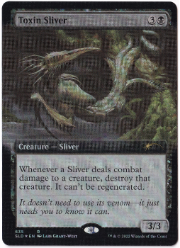 Toxin Sliver (FOIL) single card from Magic the Gathering