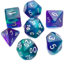 Gamegenic Galaxy Series - Neptune RPG Dice (7pcs) - Image 9