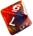 Gamegenic Galaxy Series - Mars RPG Dice (7pcs) - Image 4