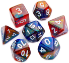 Gamegenic Galaxy Series - Mars RPG Dice (7pcs) - Image 9