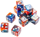 Gamegenic Galaxy Series - Mars D6 Dice Set 16mm (12pcs) - Image 3