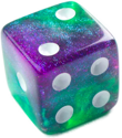 Gamegenic Galaxy Series - Aurora D6 Dice Set 16mm (12pcs) - Image 2