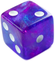 Gamegenic Galaxy Series - Nebula D6 Dice Set 16mm (12pcs) - Image 2