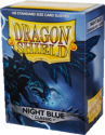 Dragon Shield (Standard size) (100) Protective Sleeves - Classic Night Blue