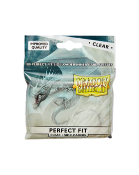 Dragon Shield (Standard size) (100) Perfect Fit Sideloader - Clear