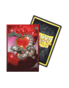 Dragon Shield Brushed Art Japanese size Sleeves - Valentine Dragon 2022 (60 Sleeves) - Image 3
