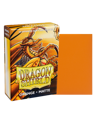 Dragon Shield Japanese Size Card Sleeves - Matte Orange (60 Sleeves) - Image 2