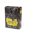 Dragon Shield Japanese Size Card Sleeves - Matte Black (60 Sleeves)