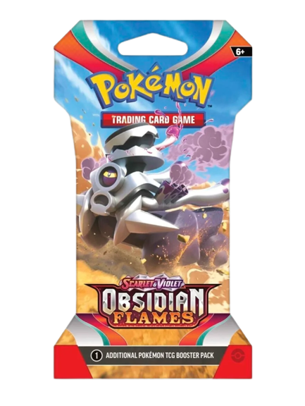 obsidian flames booster box png Obsidian Flames Booster Pack – Bison's Games LLC main image 1