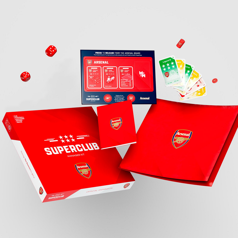 Superclub Arsenal Manager Kit Chaos Cards - Main Image
