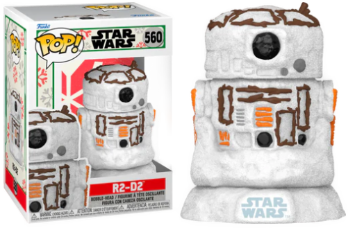 POP Star Wars : Holiday - Snowman R2-D2 Funko Figurine en vinyle (livrée avec étui de protection compatible), multicolore, 9,5 cm POP Star Wars : Holiday - Snowman R2-D2 Funko Figurine en vinyle (livrée avec étui de protection compatible), multicolore, 9,5 cm