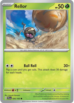 Rellor single card from POKEMON TCG