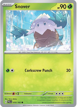 Snover single card from POKEMON TCG