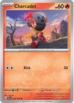 Charcadet single card from POKEMON TCG
