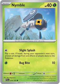 Nymble single card from POKEMON TCG