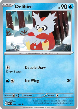 Delibird single card from POKEMON TCG