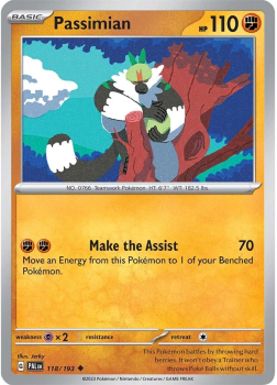 Passimian single card from POKEMON TCG