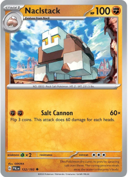 Naclstack single card from POKEMON TCG