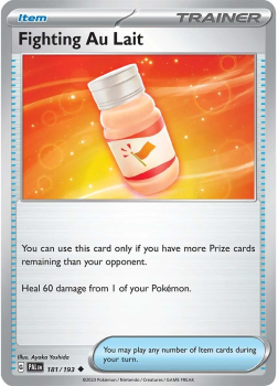 Fighting Au Lait single card from POKEMON TCG