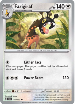 Farigiraf single card from POKEMON TCG