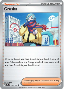 Grusha single card from POKEMON TCG