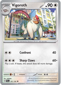Vigoroth single card from POKEMON TCG