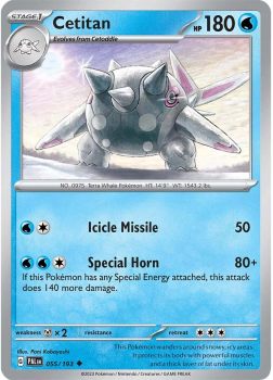 Cetitan single card from POKEMON TCG