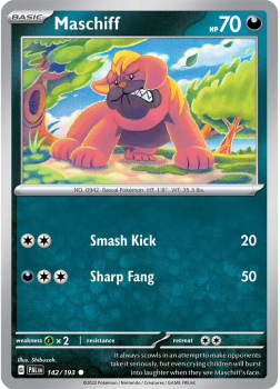Maschiff single card from POKEMON TCG