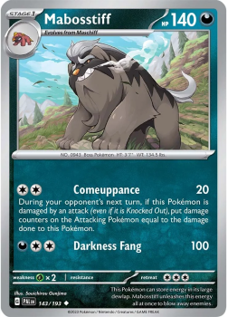Mabosstiff single card from POKEMON TCG